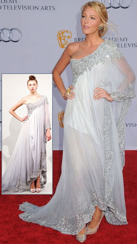 blake lively blue marchesa dress replica